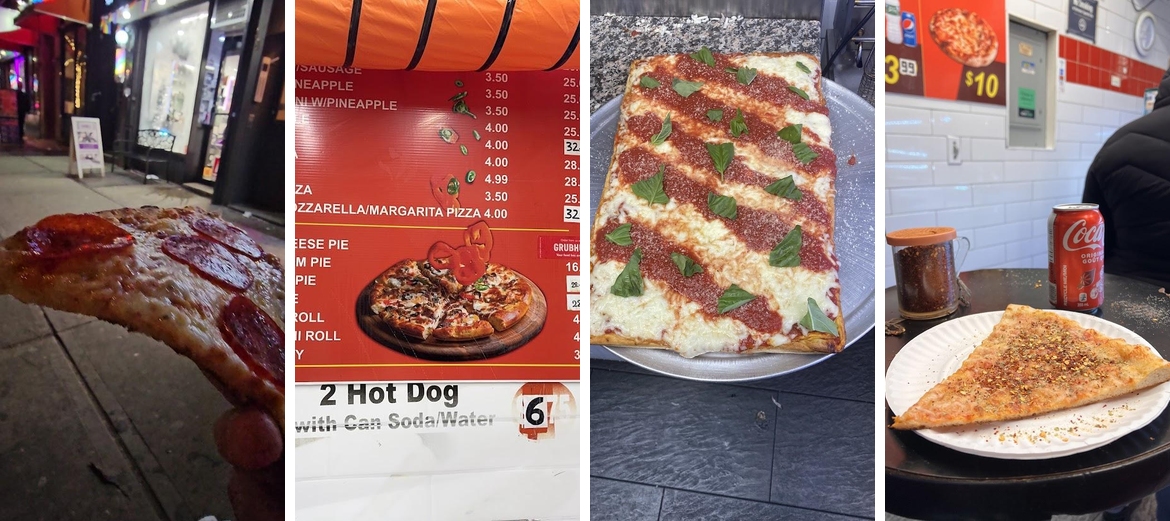 1 Dollar Pizza Menu
