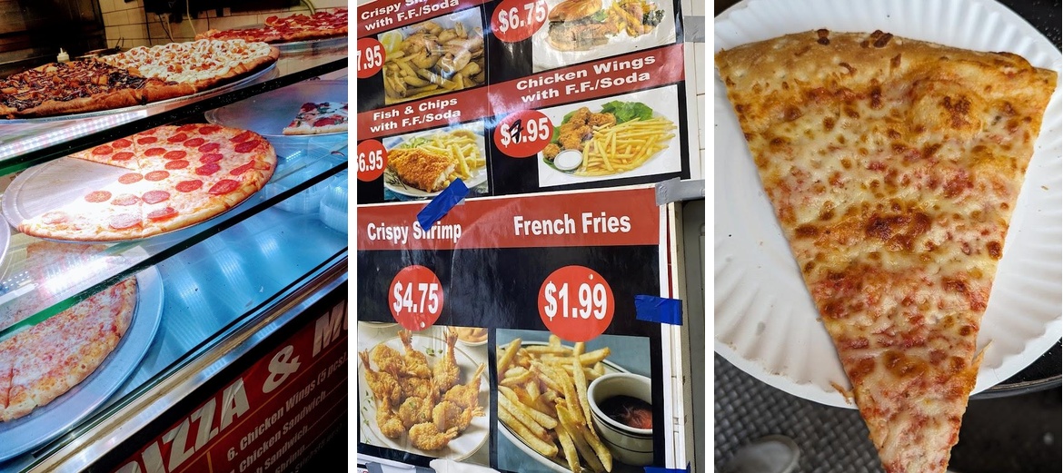 1 Dollar Pizza Menu