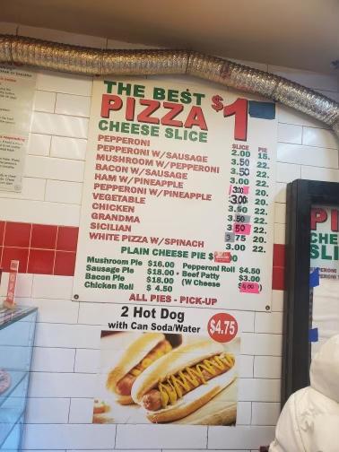 1 Dollar Pizza Menu image 3